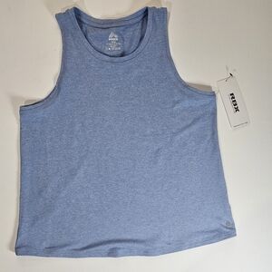 RBX Athletic Tank Top Womens Medium Light Blue Summer Workout Activewear Top NEW